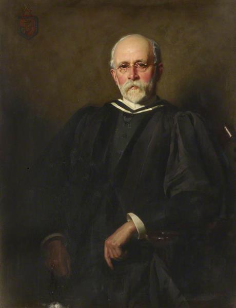 William Braginton as An Older Man by William Logsdail Realism Art dated 1911