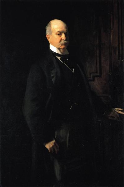 Peter A. B. Widener by John Singer Sargent Realism Art dated 1902