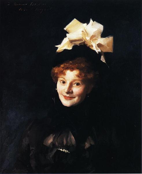 Madame Paul Escudier by John Singer Sargent Realism Art dated 1882