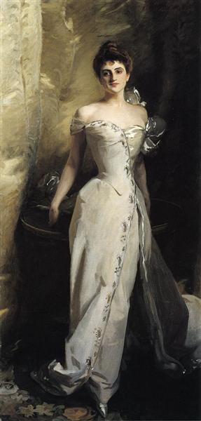 Mrs. Ralph Curtis by John Singer Sargent Realism Art dated 1898