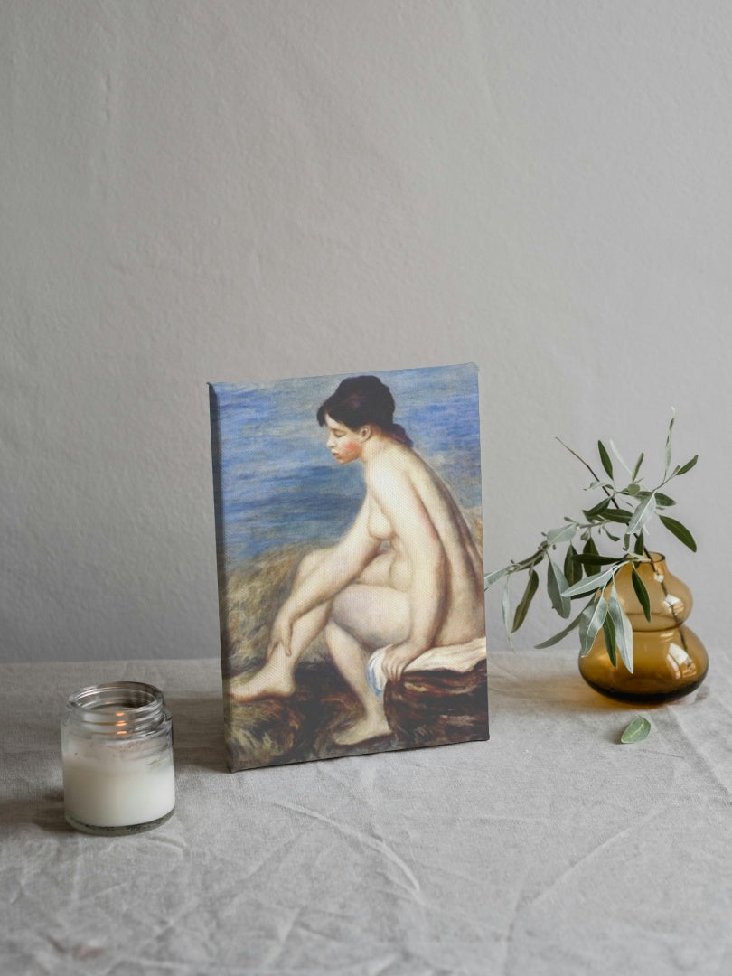 Bather by Pierre-Auguste Renoir Impressionism Art dated 1893