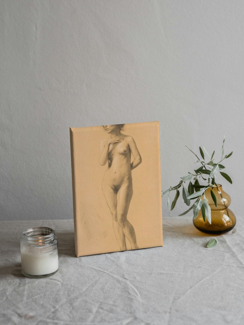 Female nude by Paul Mathiopoulos Realism Art