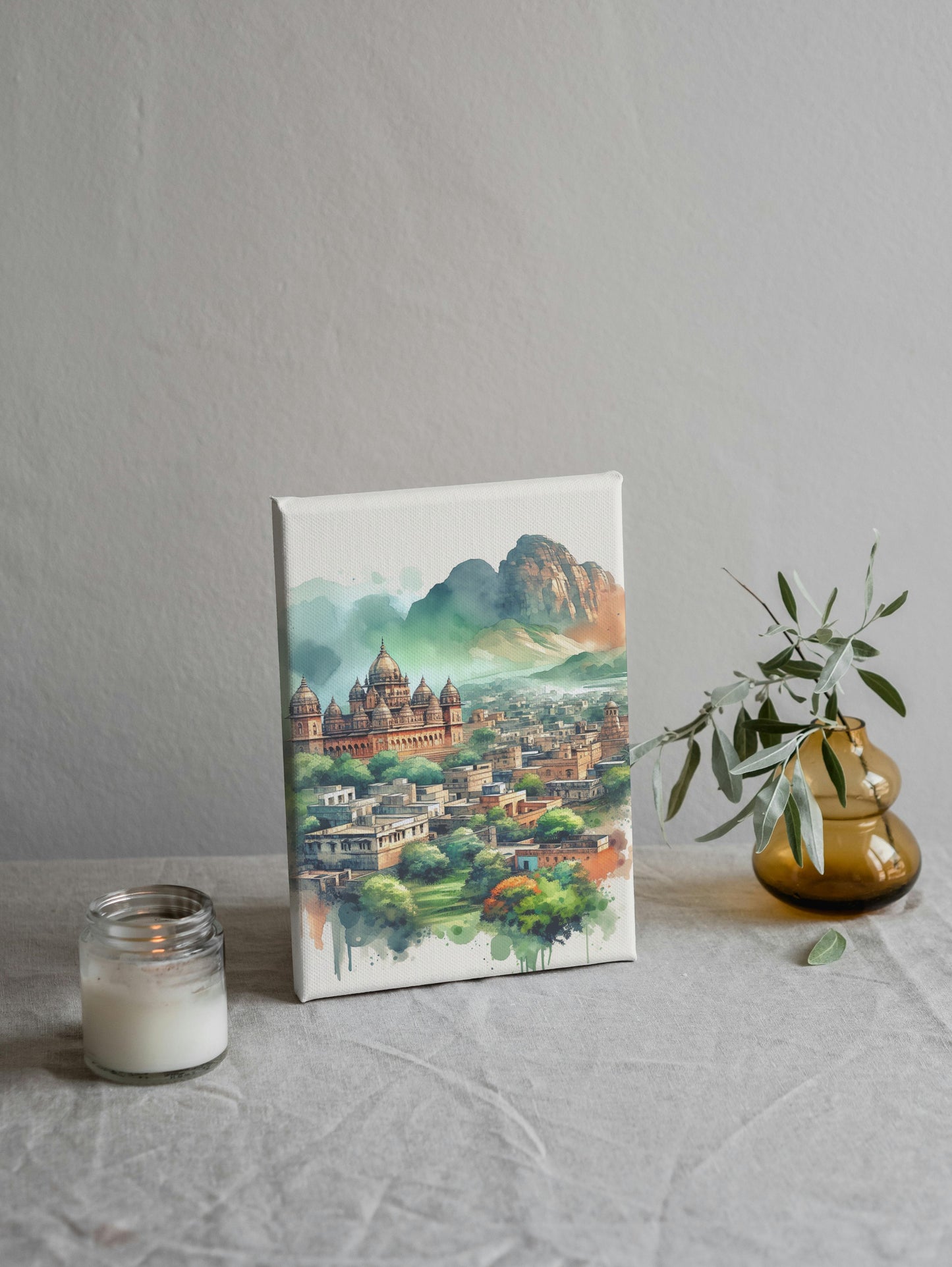 Serenus Virentis Indian Landscape Art: Captivating Cities, Quaint Villages, and Ethereal Towns