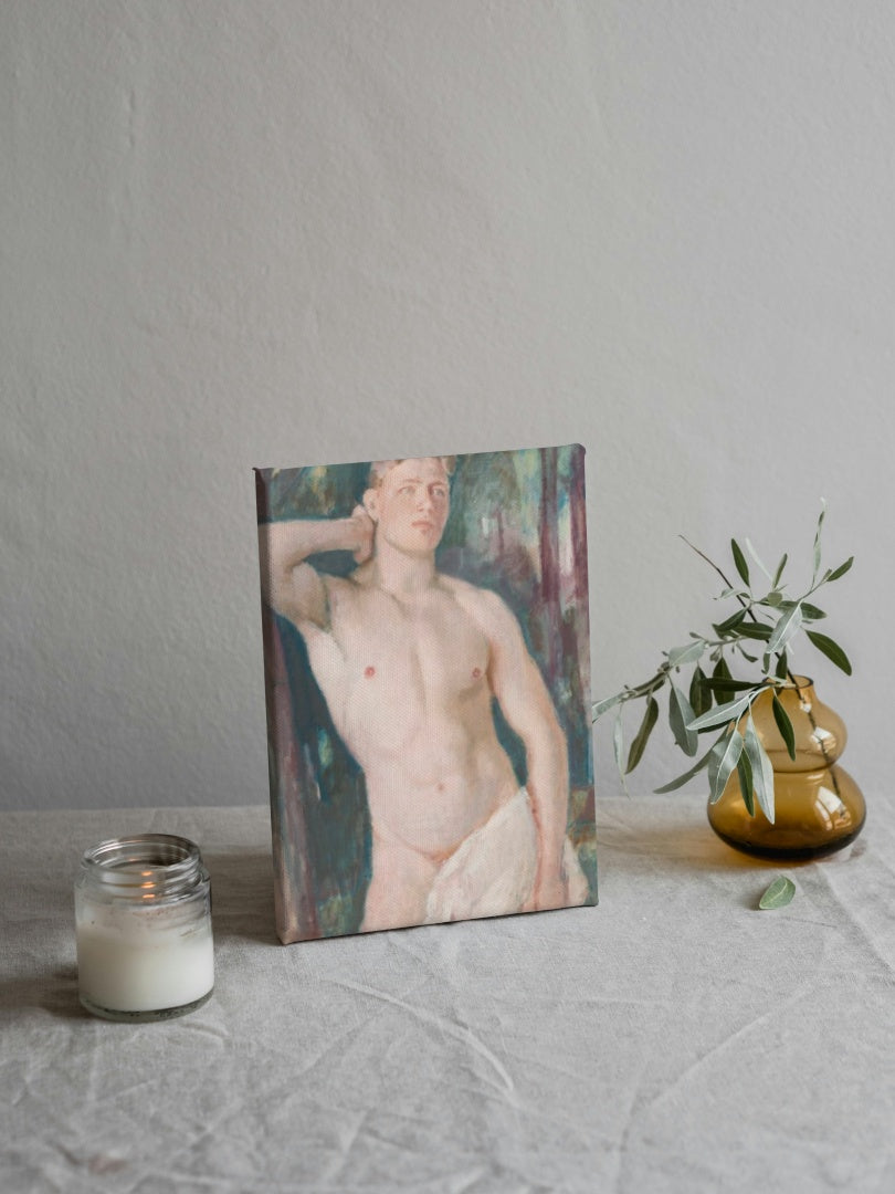 Young Nude Male by Magnus Enckell Symbolism Art dated 1920