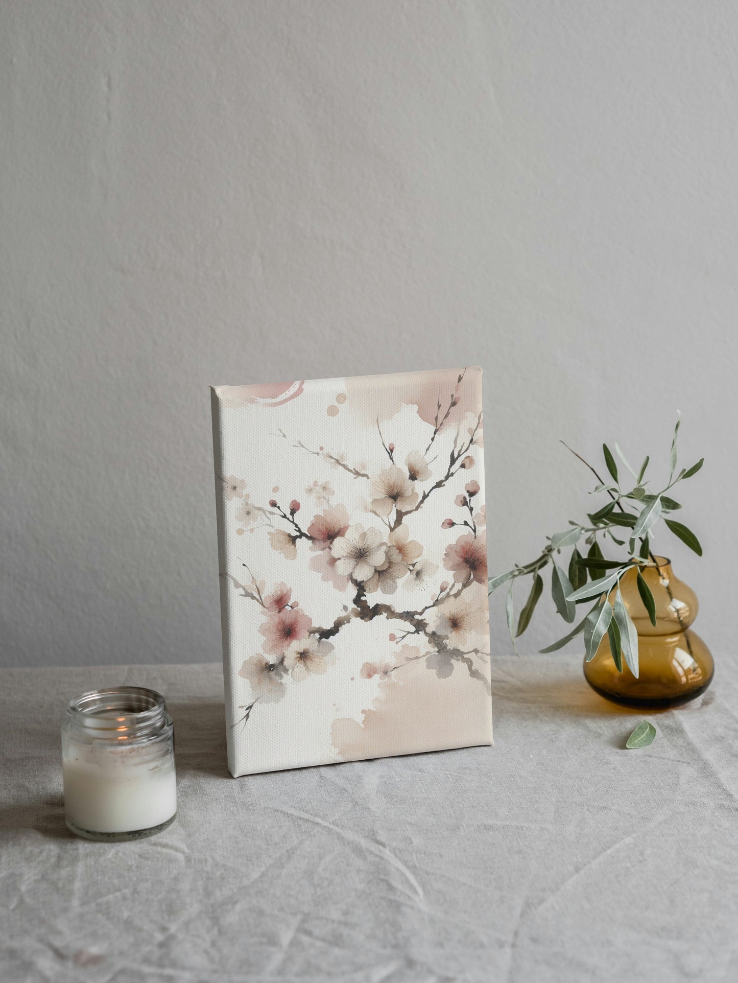 Elysian Ananta Sakura: Ethereal Japanese Watercolor Art