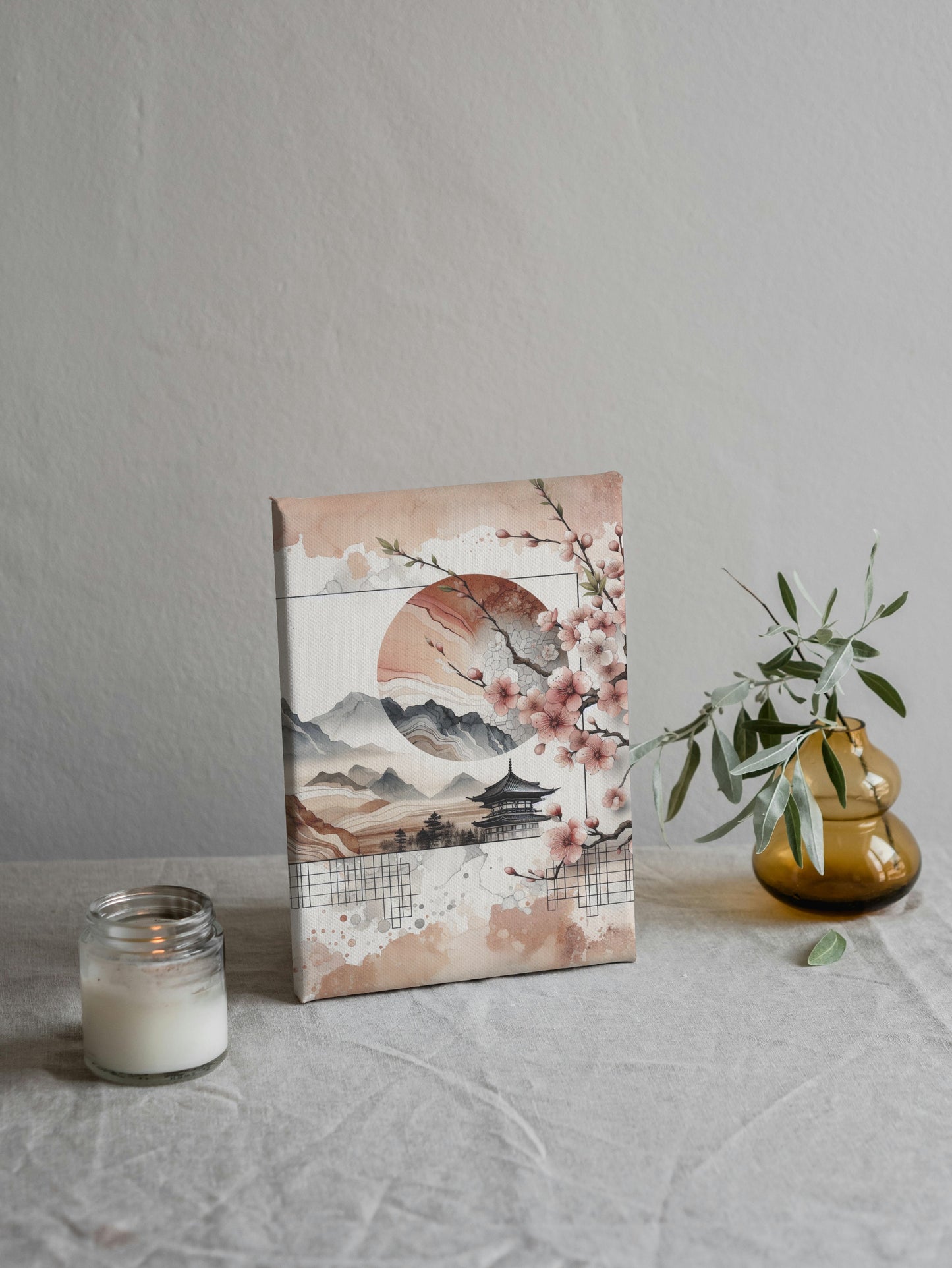 NaturaVividus Sakura: Ethereal Japanese Watercolor Art