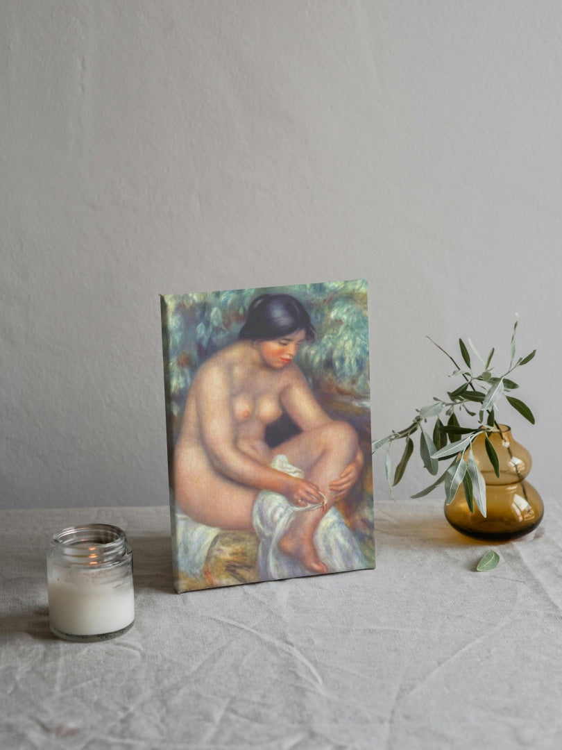 Bather wiping a wound by Pierre-Auguste Renoir Impressionism Art dated 1909