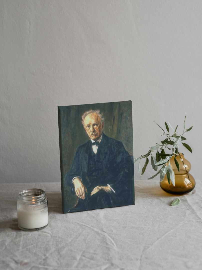 Portrait of Richard Strauss by Max Liebermann Impressionism Art dated 1918