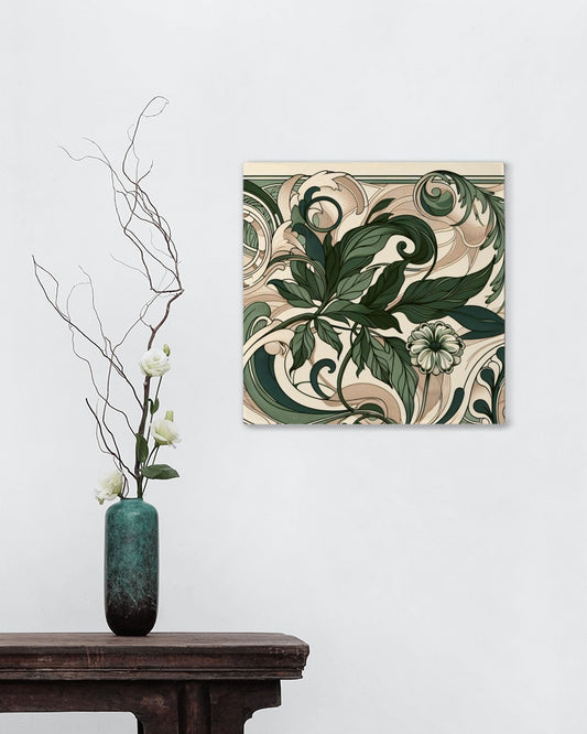 Auroralis Virentis Art Nouveau Tapestry