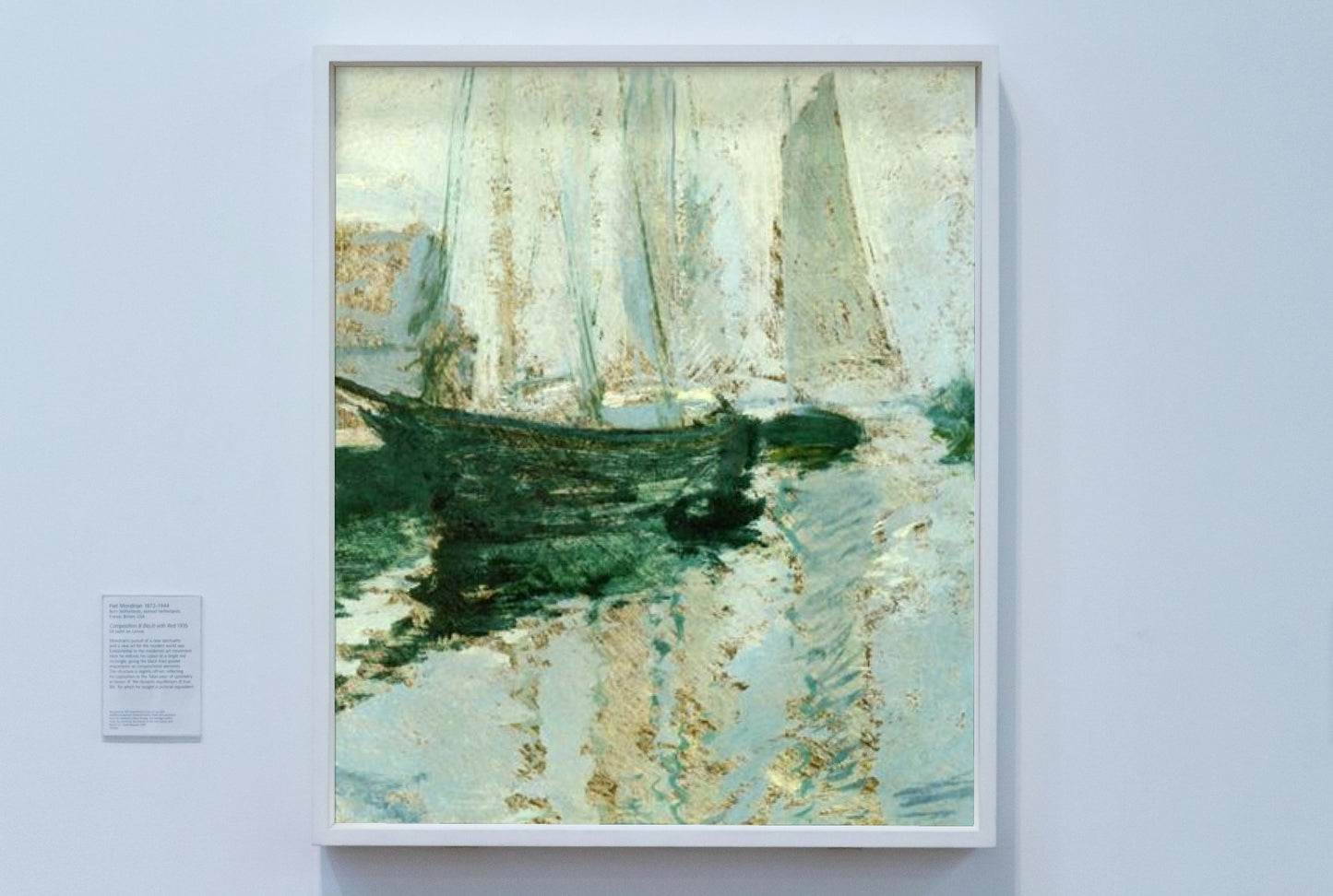 Gloucester Boats by John Henry Twachtman Impressionism Art dated 1902