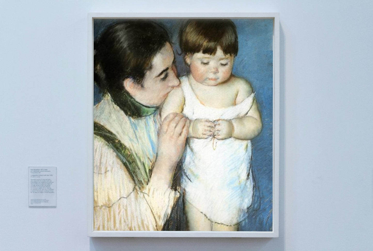 Young Thomas And His Mother by Mary Cassatt Impressionism Art dated 1893