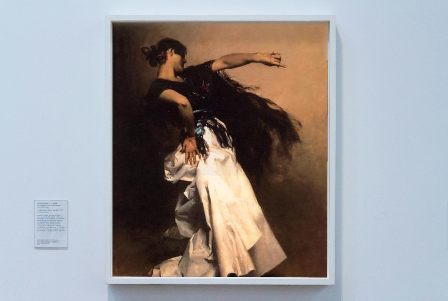 The Spanish Dancer, study for &#39;El Jaleo&#39; by John Singer Sargent Realism Art dated 1882