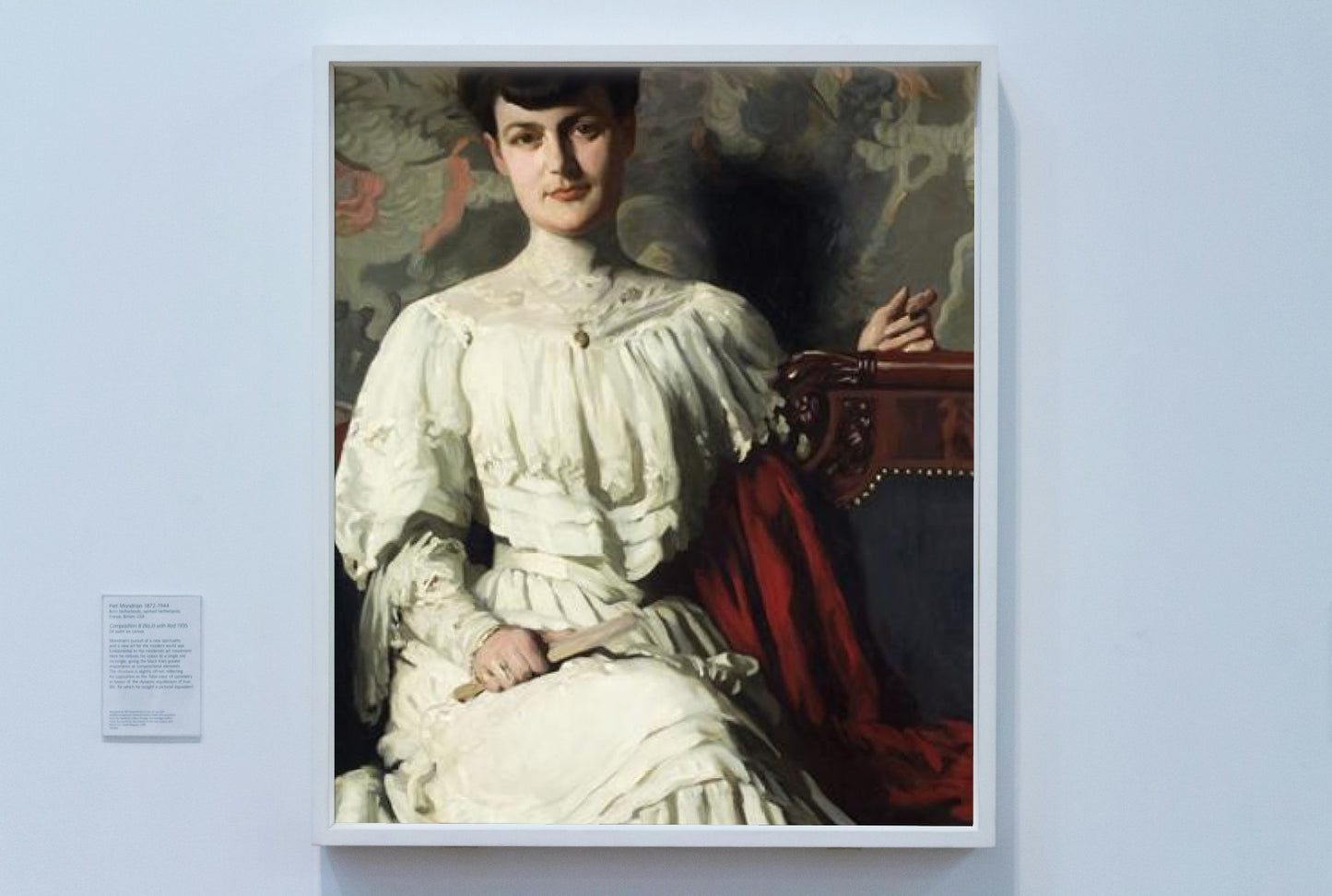 Portrait of Marthe Hientz by Thomas Pollock Anshutz Realism Art dated 1906