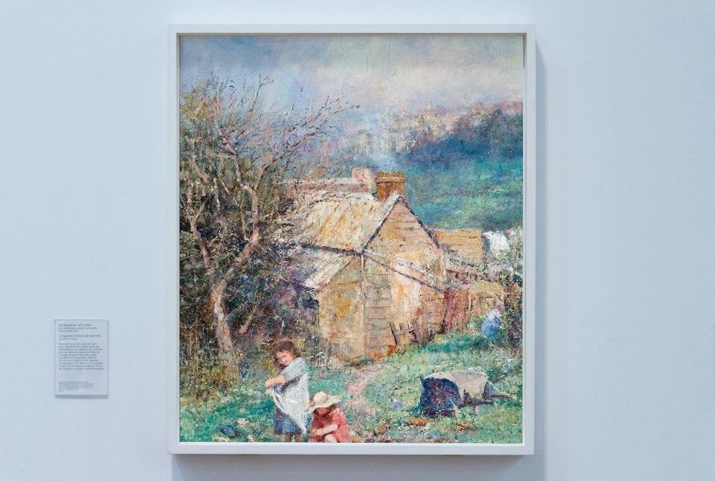 The cottage children (Rain and sunshine) by Frederick McCubbin Impressionism Art dated 1910