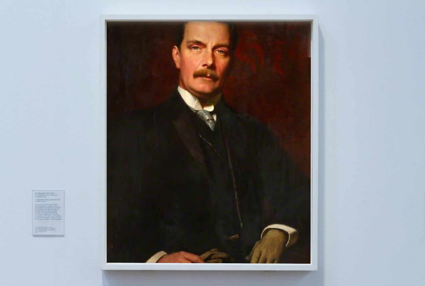 Frederic Francois Burghard by William Logsdail Realism Art dated 1914