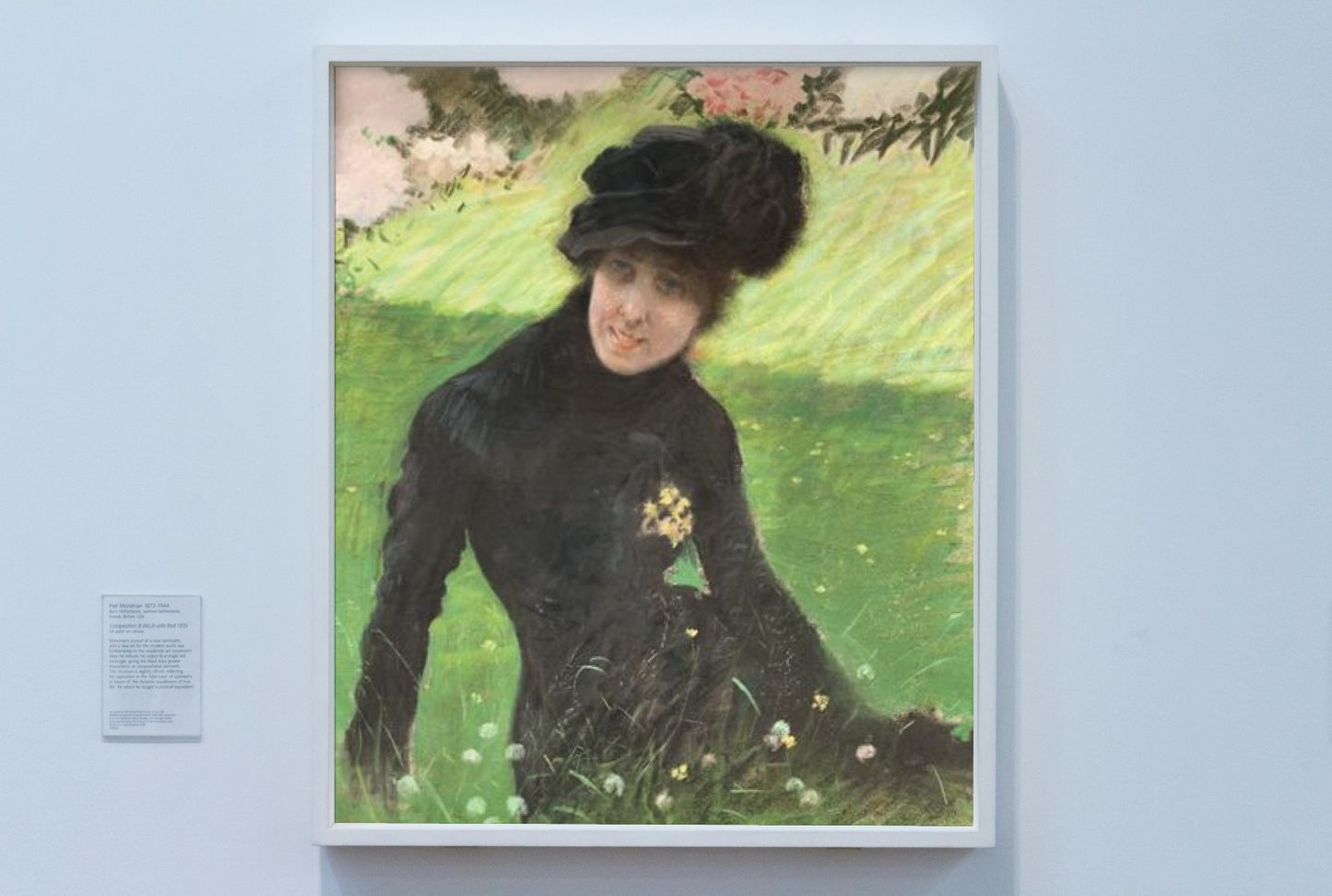 L&#233;ontine in the garden of the De Nittis house by Giuseppe De Nittis Impressionism Art