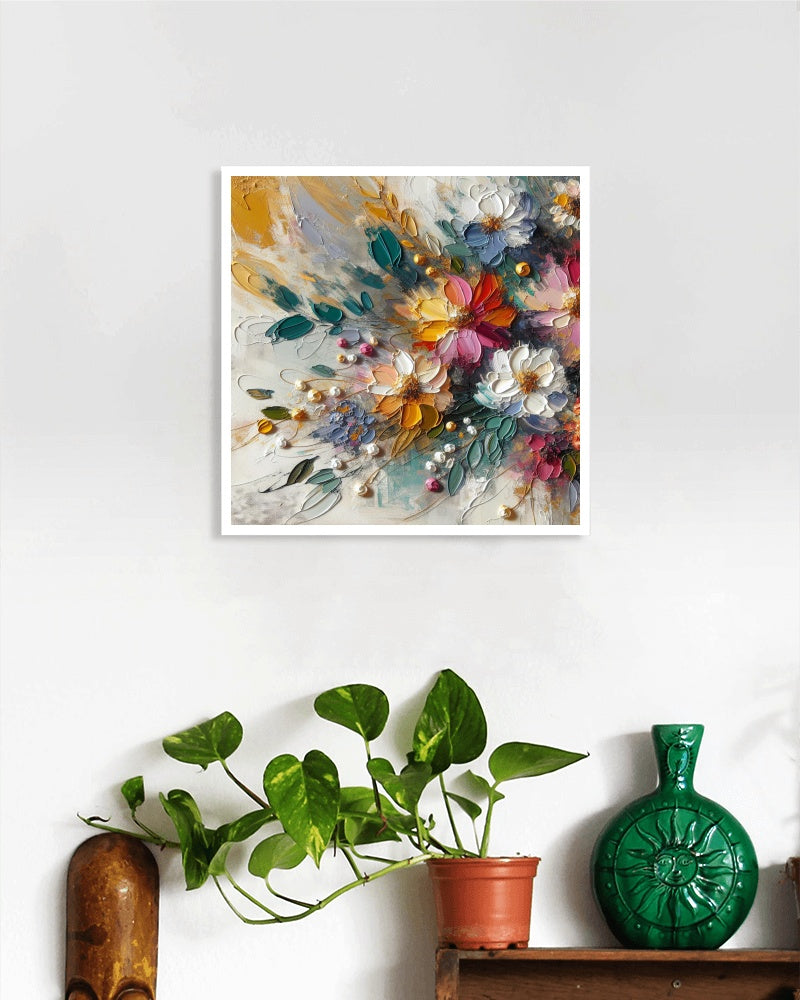 Vibrantus Blossomus: Floral Oilpainting Art