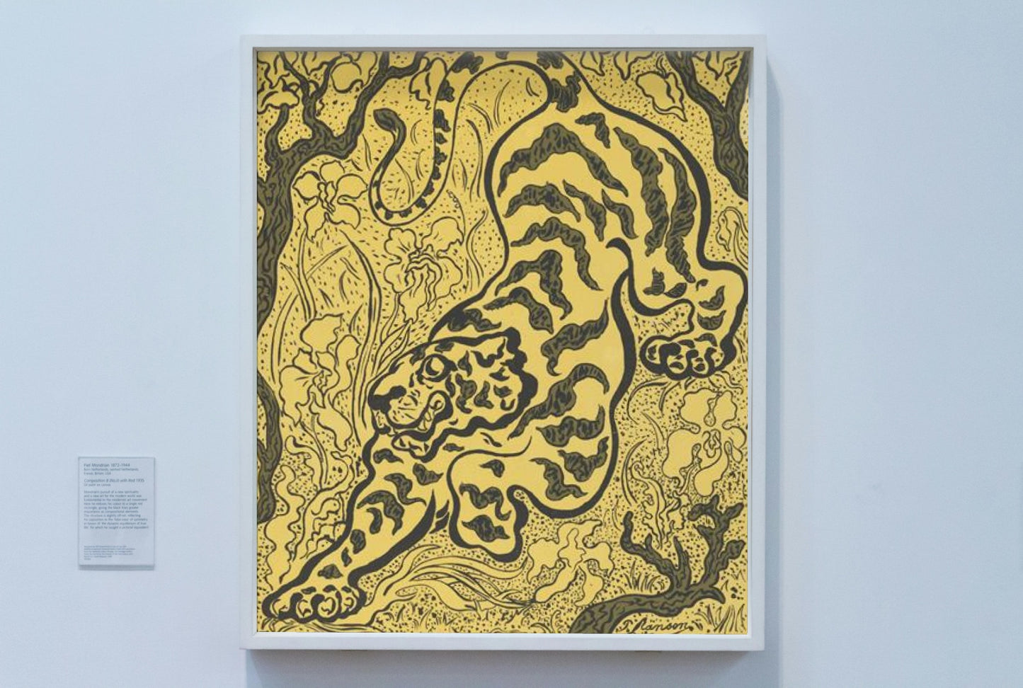 Tiger in the Jungle by Paul Ranson Art Nouveau (Modern) Art