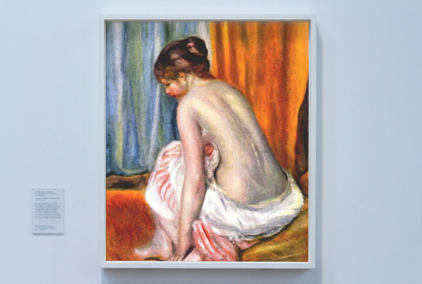 Back view of a bather by Pierre-Auguste Renoir Impressionism Art dated 1893