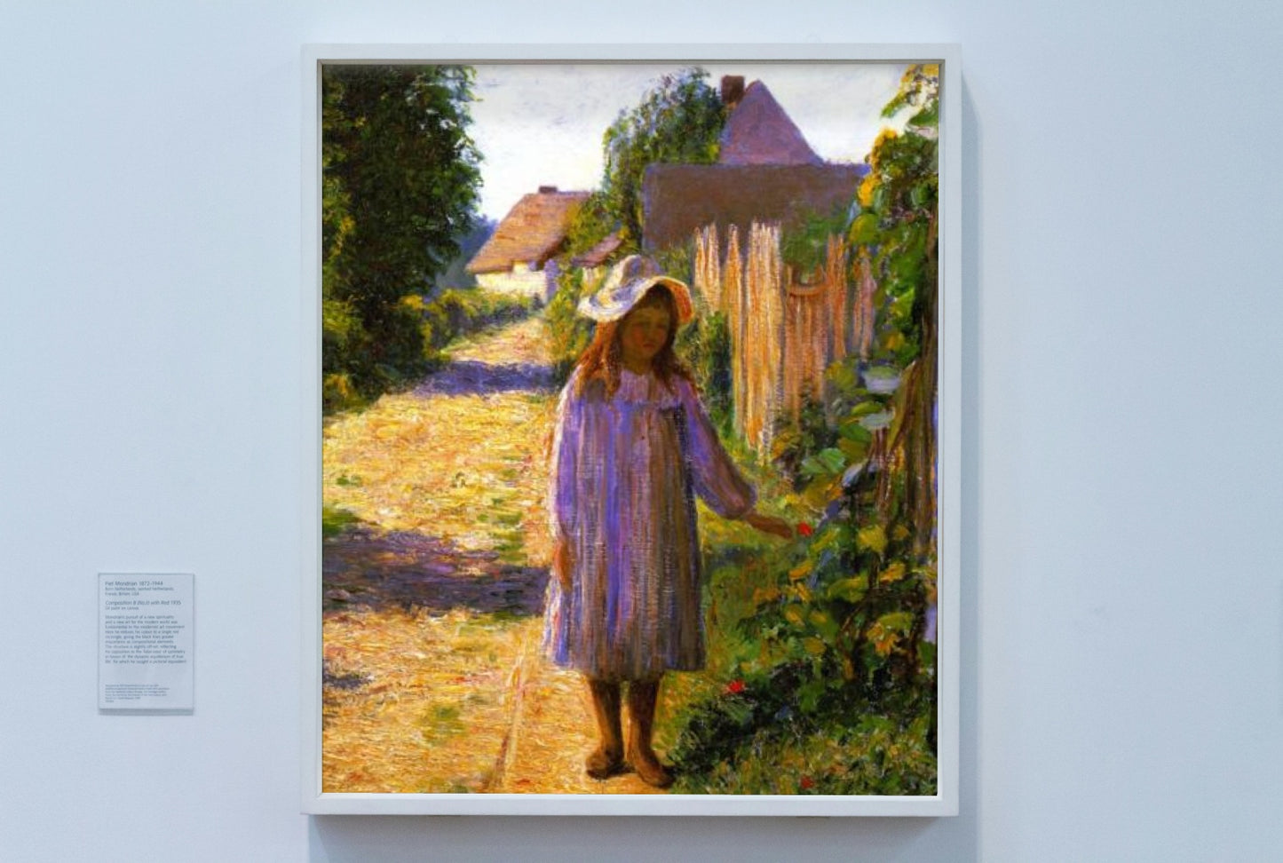 Alice in the Lane by Lilla Cabot Perry Impressionism Art dated 1891