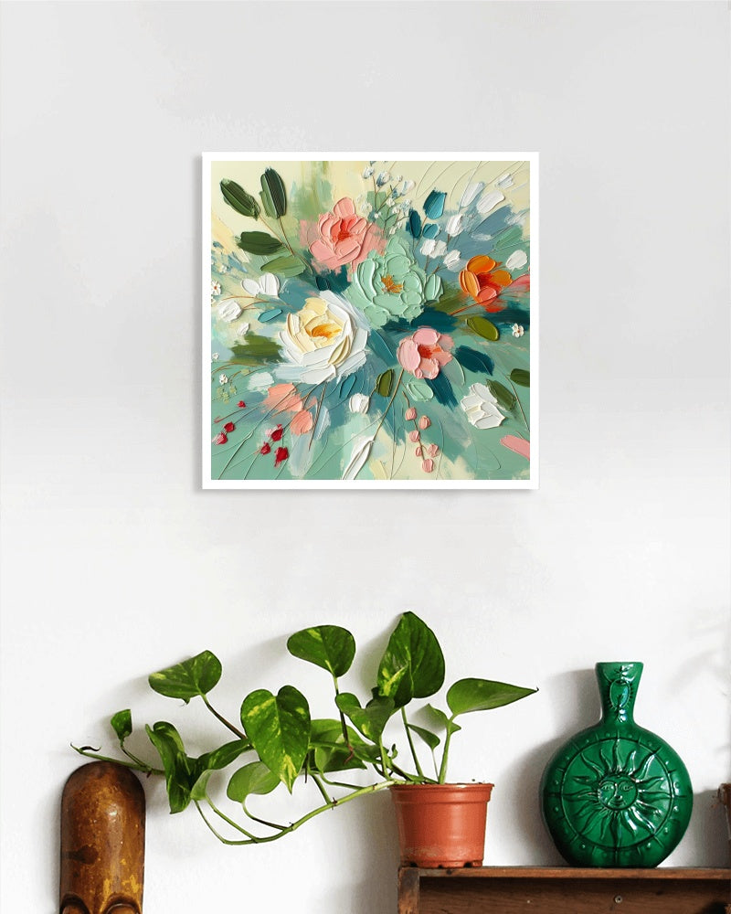 Luminiscenta Pristina Floral Oilpainting Art