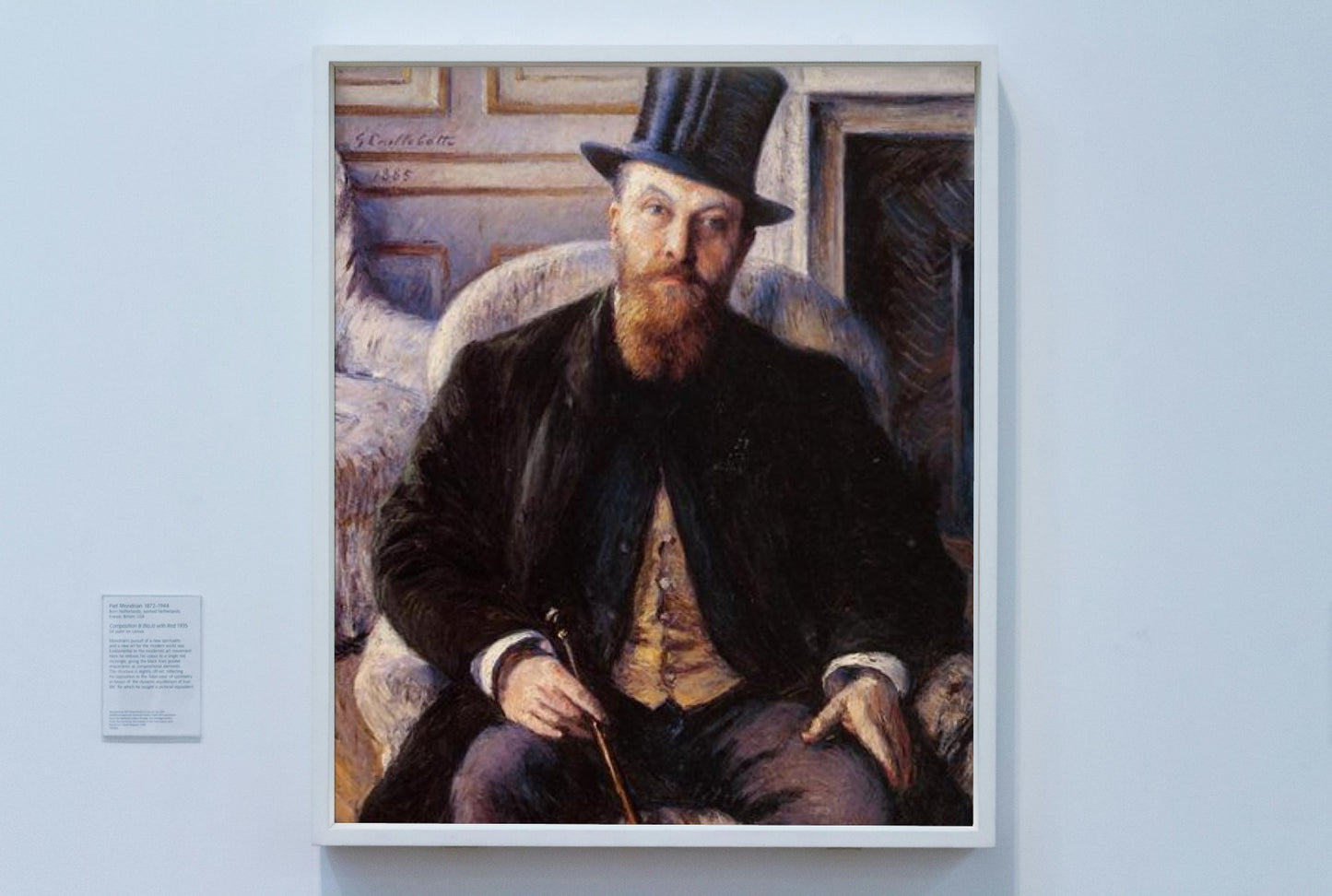 Portrait of Jules Dubois by Gustave Caillebotte Impressionism Art dated 1885