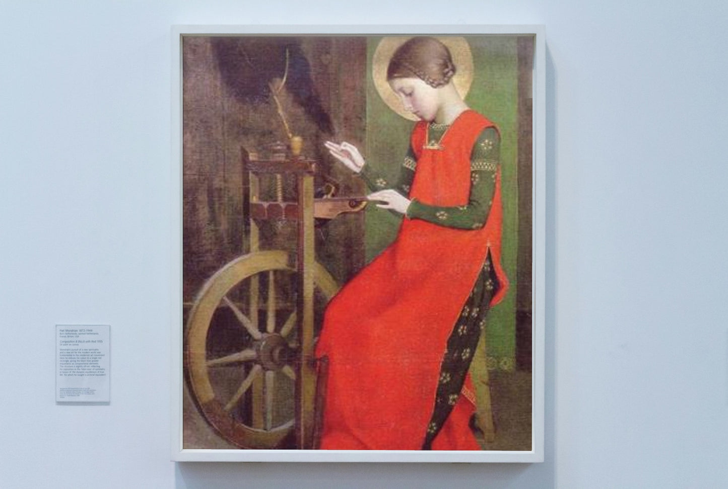 St Elizabeth of Hungary Spinning for the Poor by Marianne Stokes Art Nouveau (Modern) Art