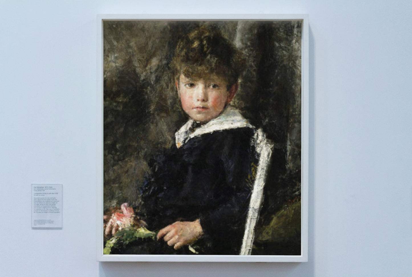 Portrait of Gérome Caccamisi by Antonio Mancini Verism Art dated 1902