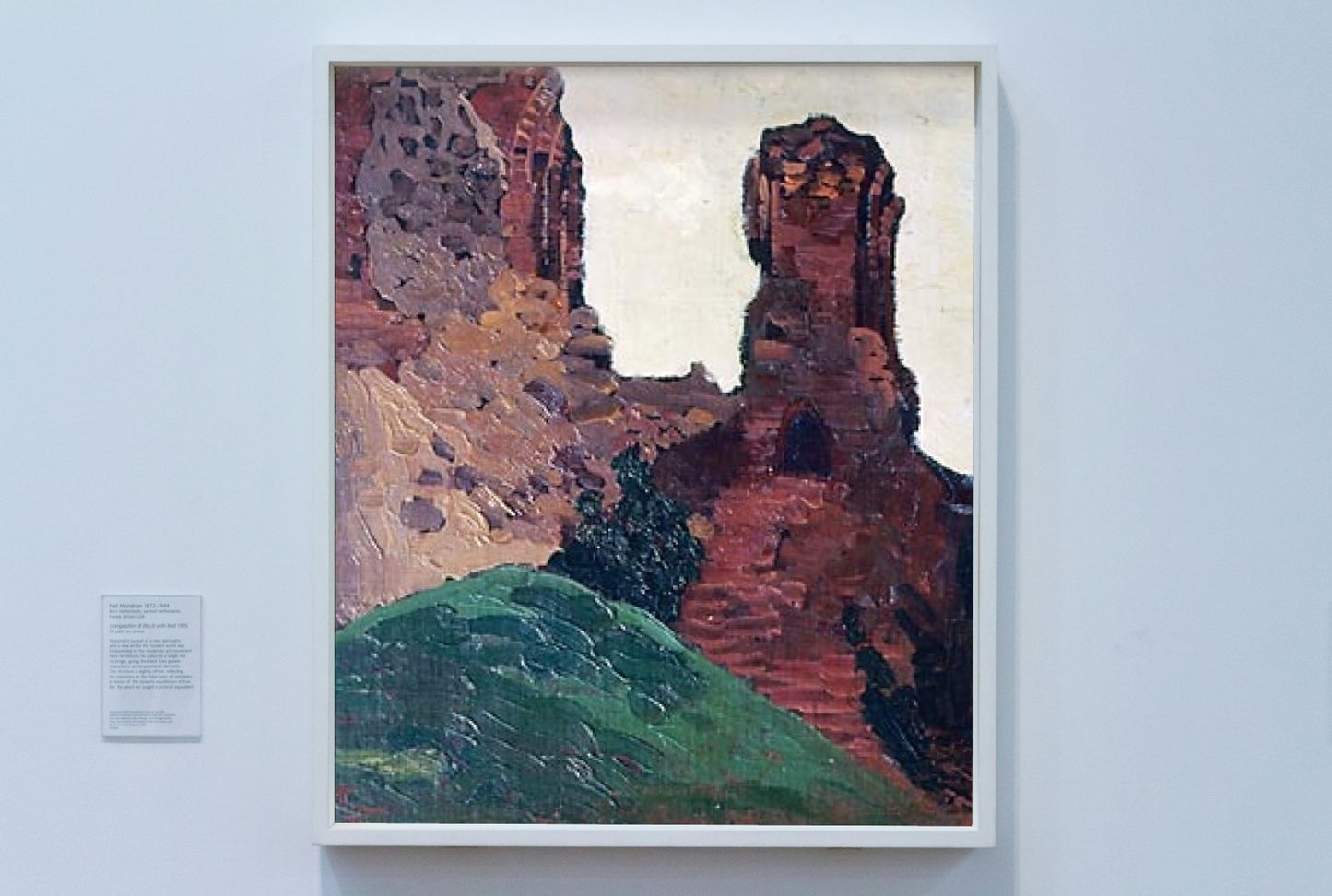 Vilno. Ruins of castle. by Nicholas Roerich Realism Art dated 1903