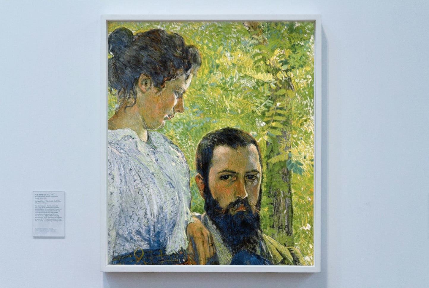 Self-portrait by Cuno Amiet Art Nouveau (Modern) Art dated 1899