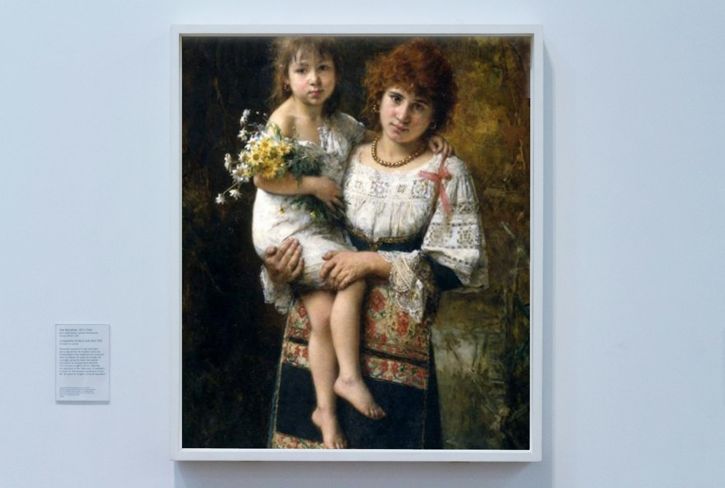 Woman and Child by Alexei Harlamoff Realism Art