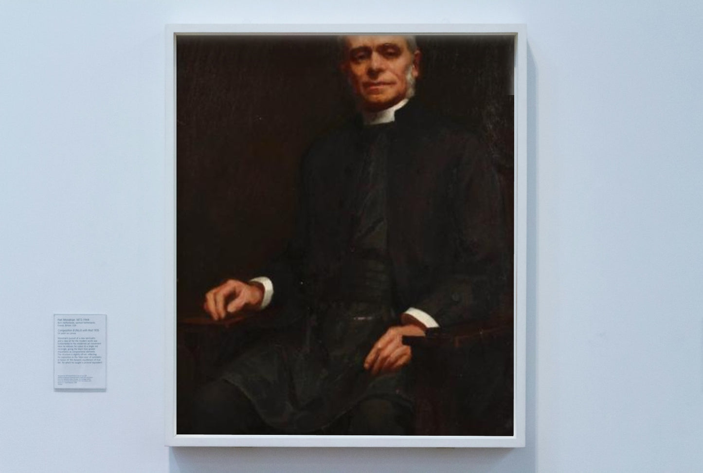 The Reverend Canon Boyce by Julian Ashton Realism Art dated 1917