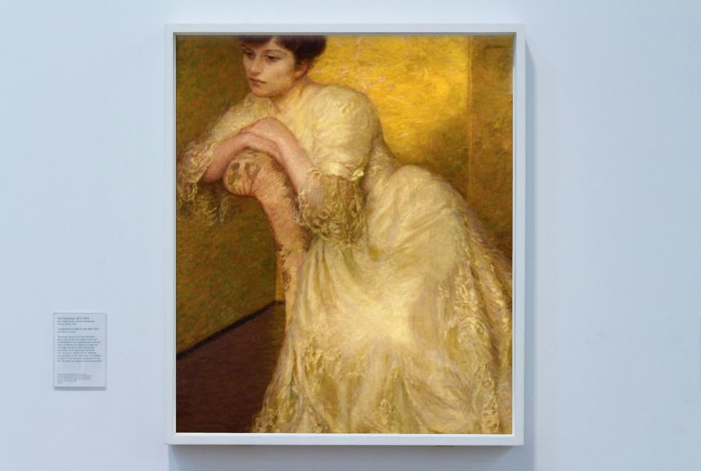 The Yellow Screen by Lilla Cabot Perry Impressionism Art