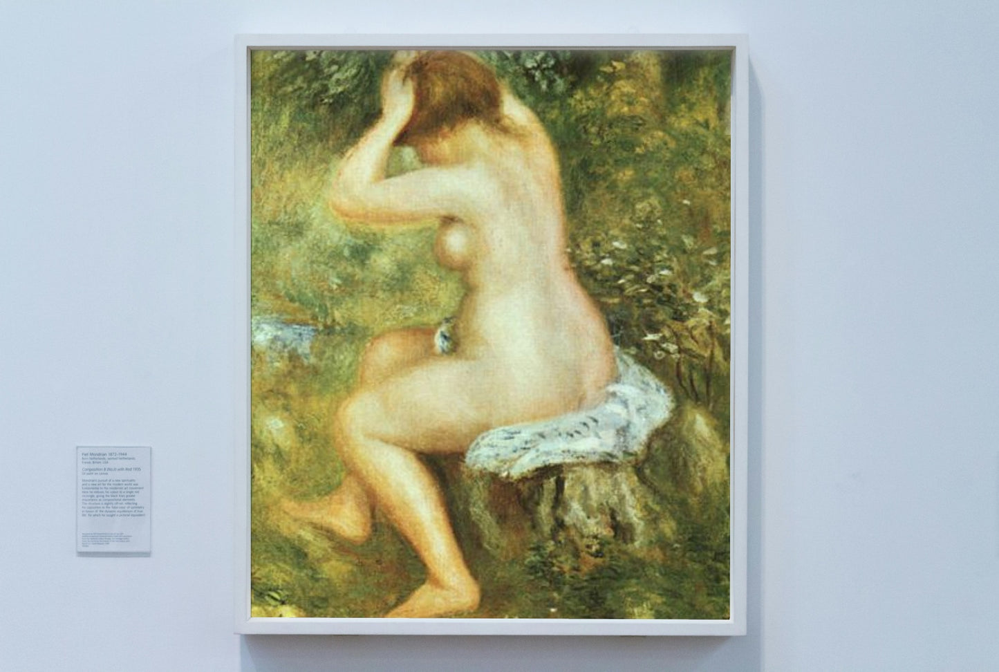 Bather is Styling by Pierre-Auguste Renoir Impressionism Art dated 1890