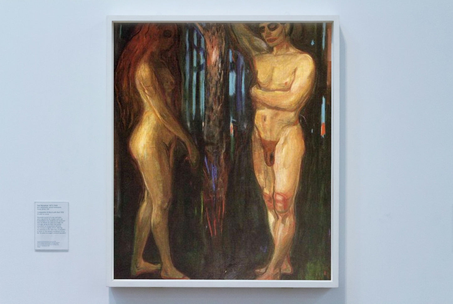 Adam and Eve by Edvard Munch Expressionism Art dated 1918