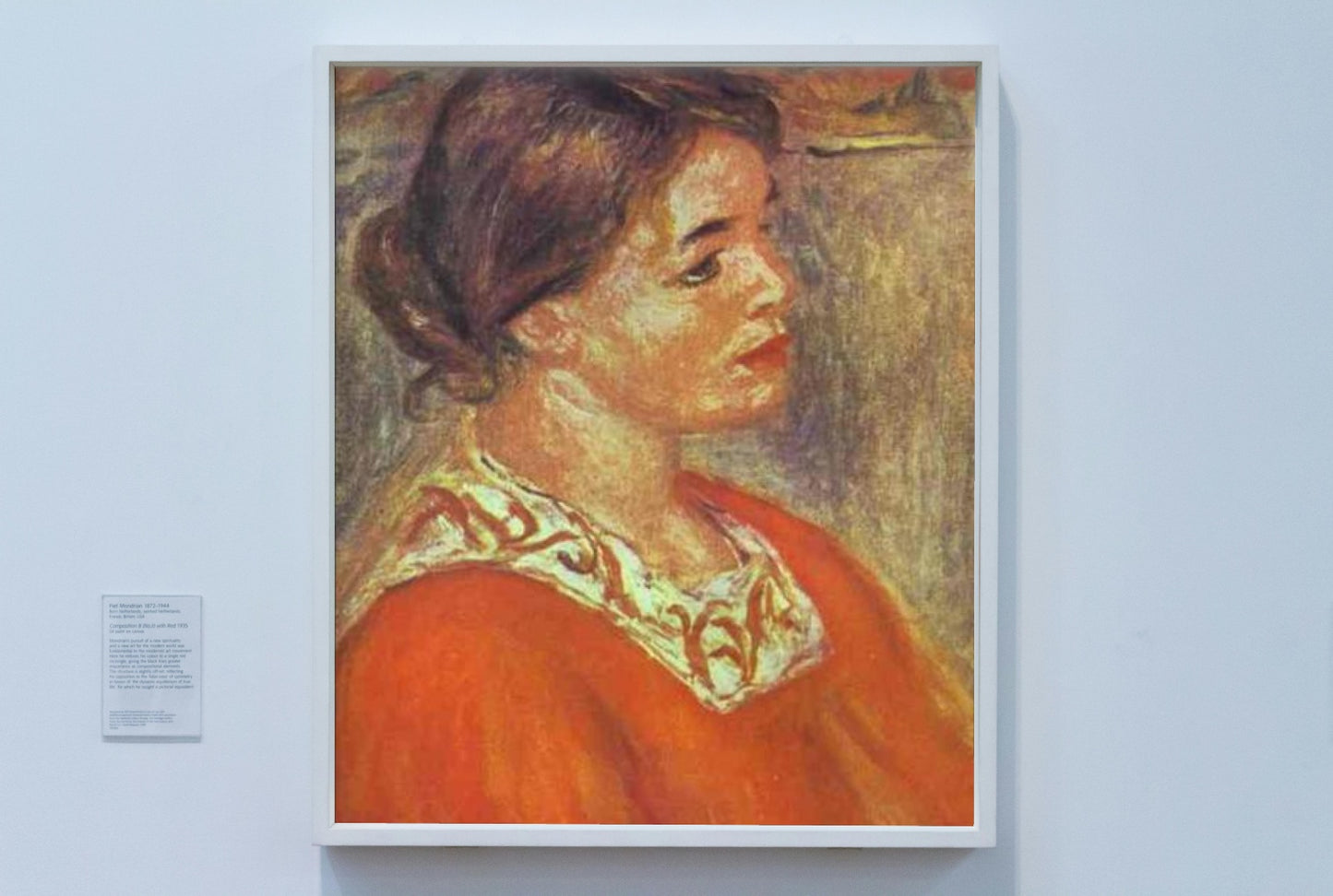 Woman in a Red Blouse by Pierre-Auguste Renoir Impressionism Art