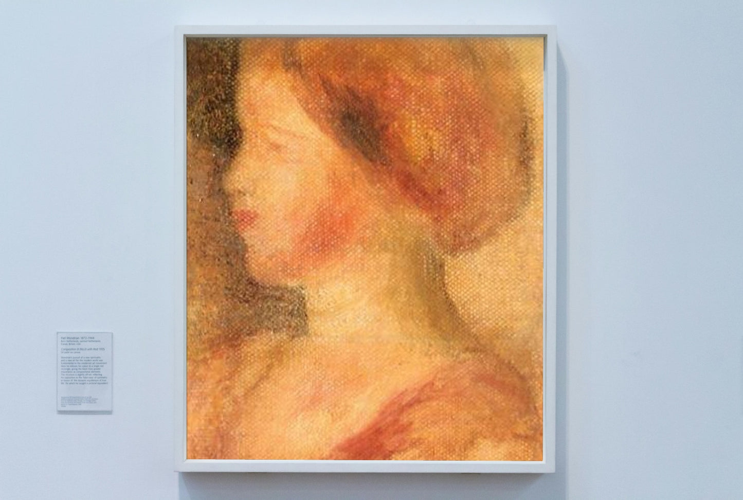 Portrait of a Young Girl by Pierre-Auguste Renoir Impressionism Art dated 1895