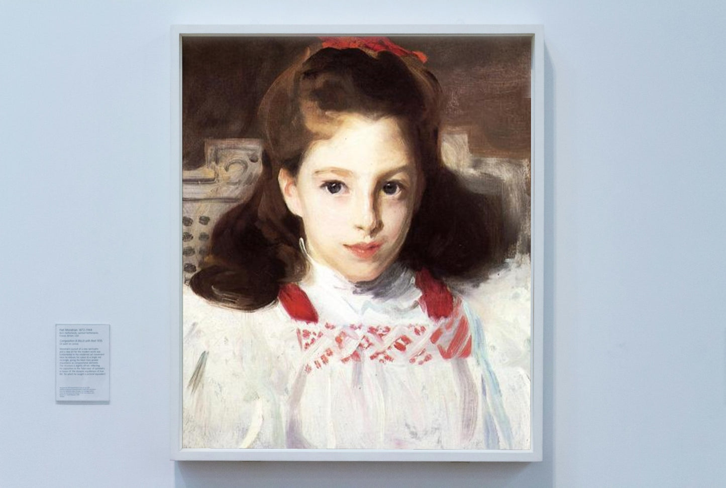 Portrait of Miss Dorothy Vickers by John Singer Sargent Realism Art dated 1884