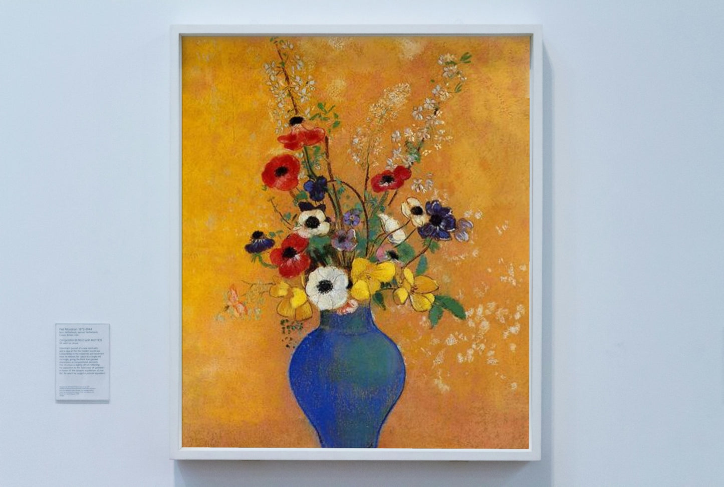 Vase of Flowers by Odilon Redon Realism Art dated 1905