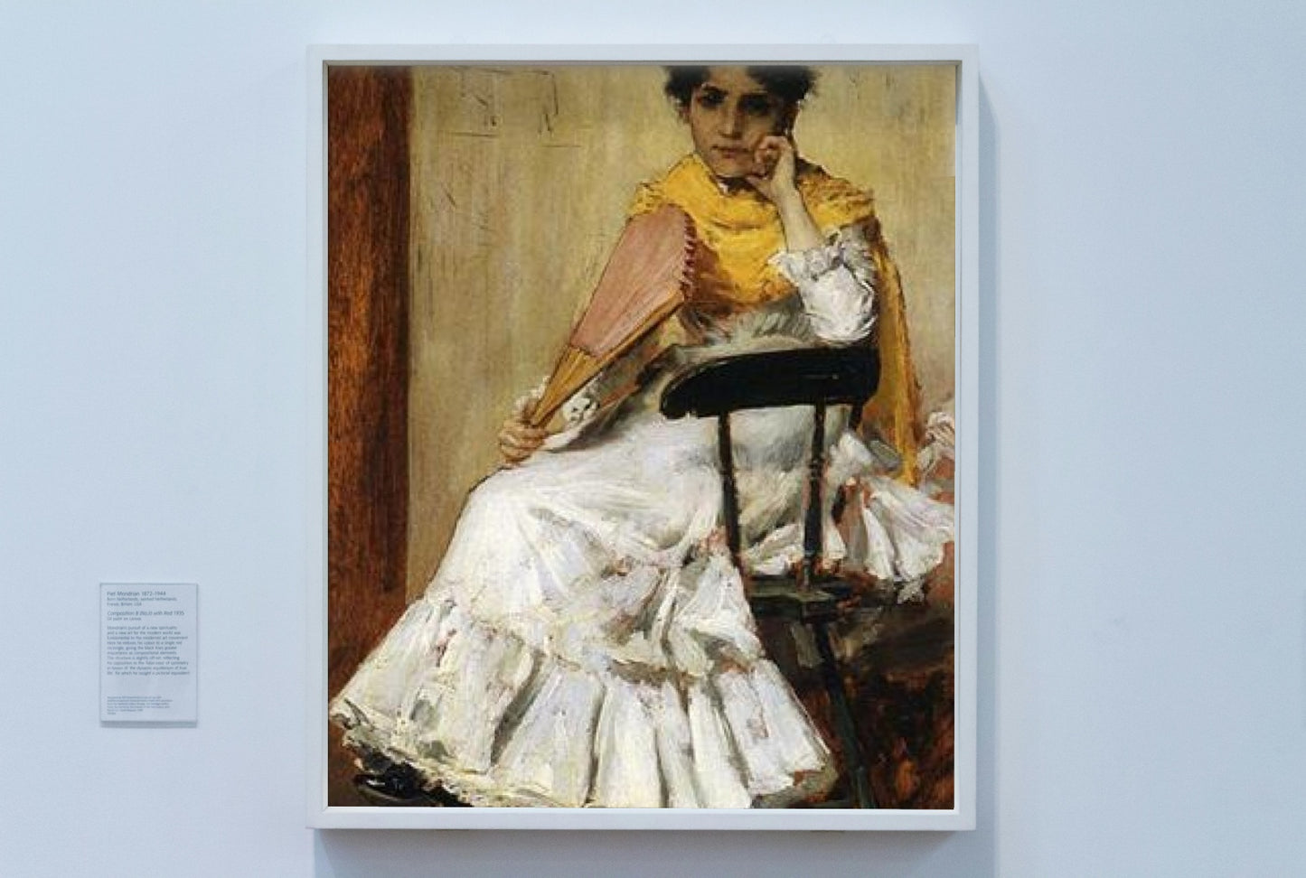 A Spanish Girl (Portrait of Mrs. Chase in Spanish Dress) by William Merritt Chase Impressionism Art