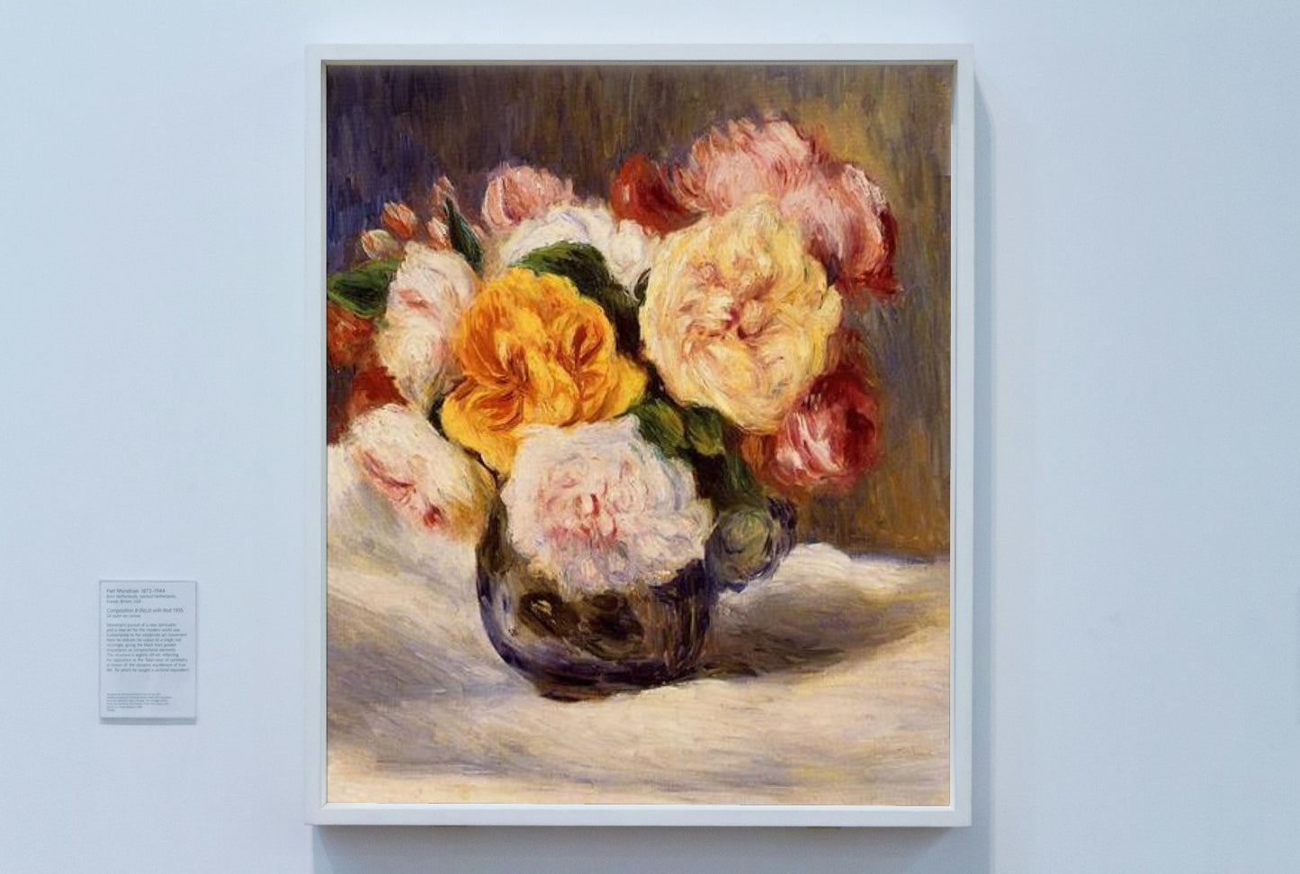 Bouquet of Roses by Pierre-Auguste Renoir Impressionism Art dated 1883