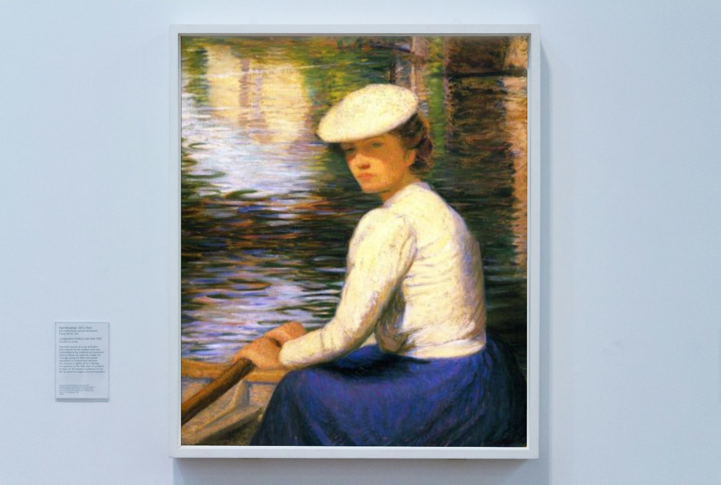 Dans un Bateau (In a Boat) by Lilla Cabot Perry Impressionism Art dated 1907