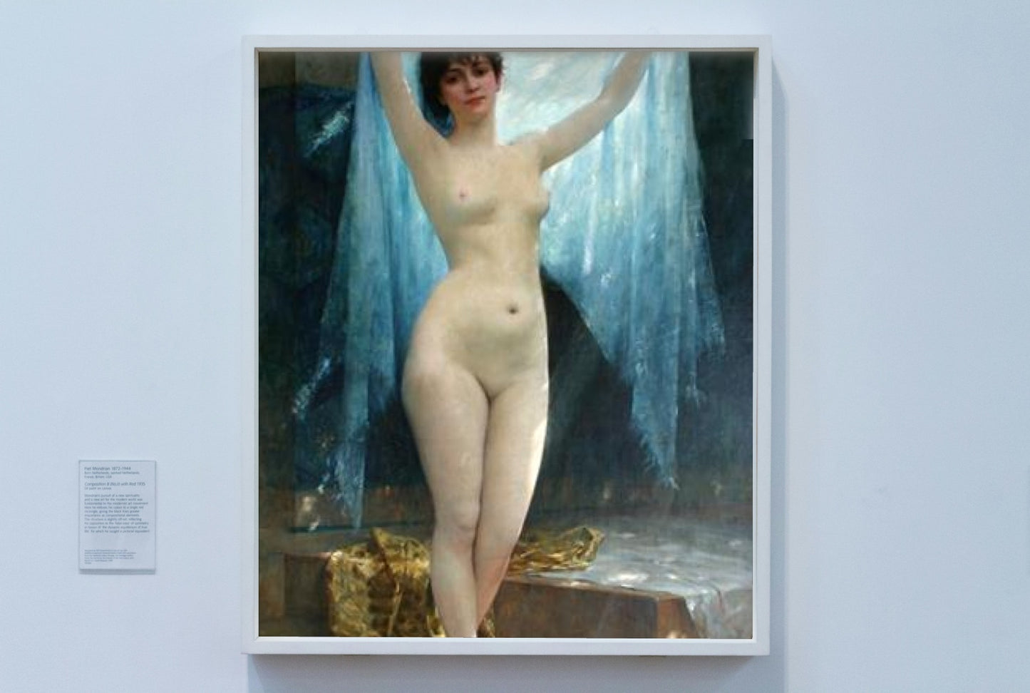 Lfr,&quot;nu Au Voile&quot; by Albert Aublet Academicism Art