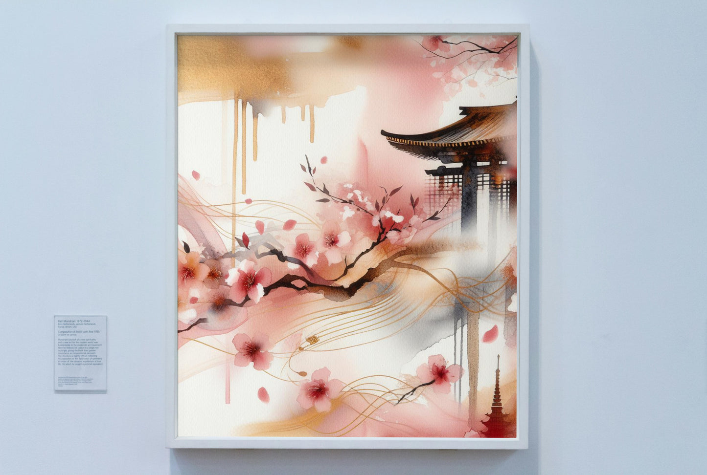 Elysian Sakura: Luminous & Vajramaya Japanese Watercolor Art