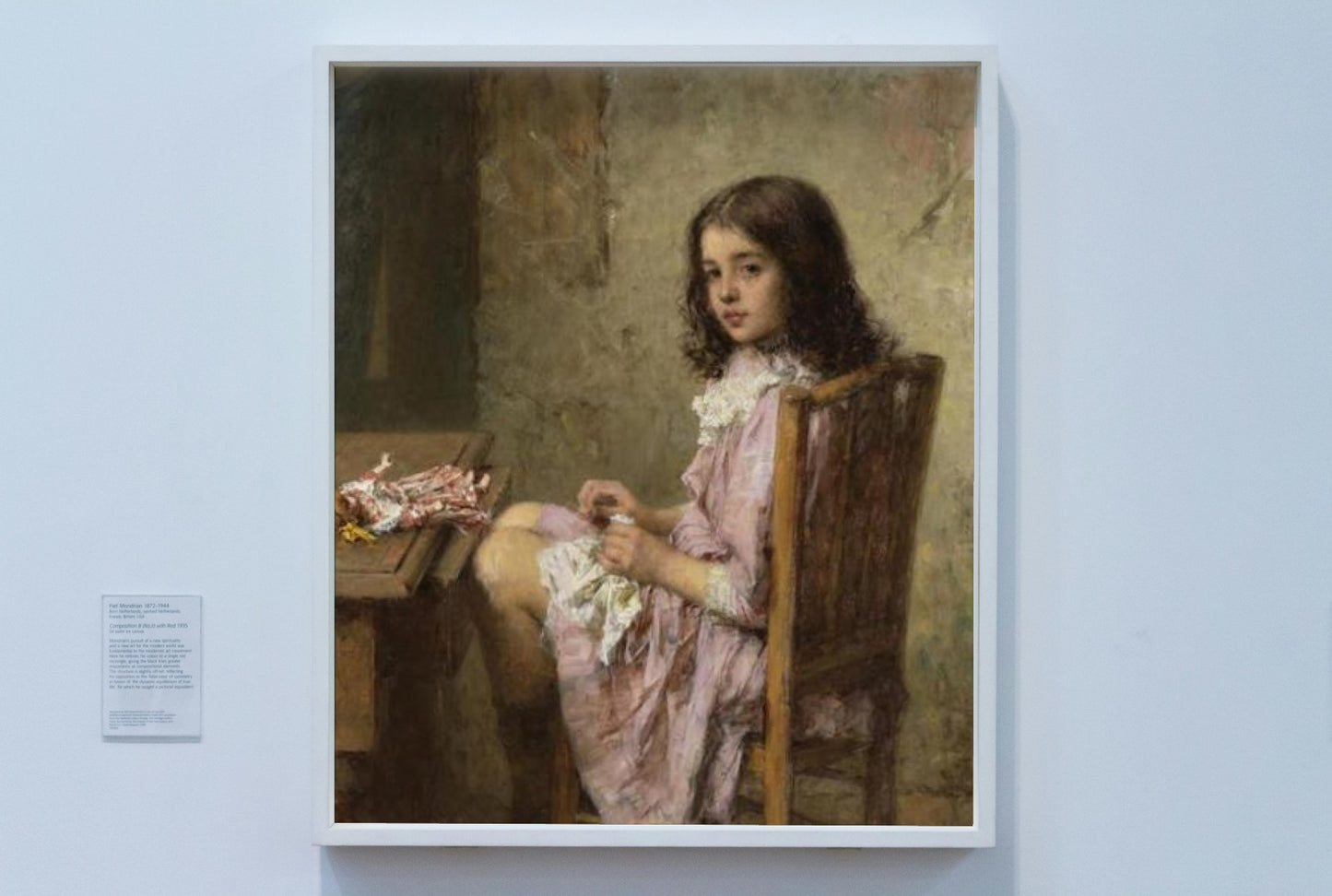 Young seamstress by Alexei Harlamoff Realism Art