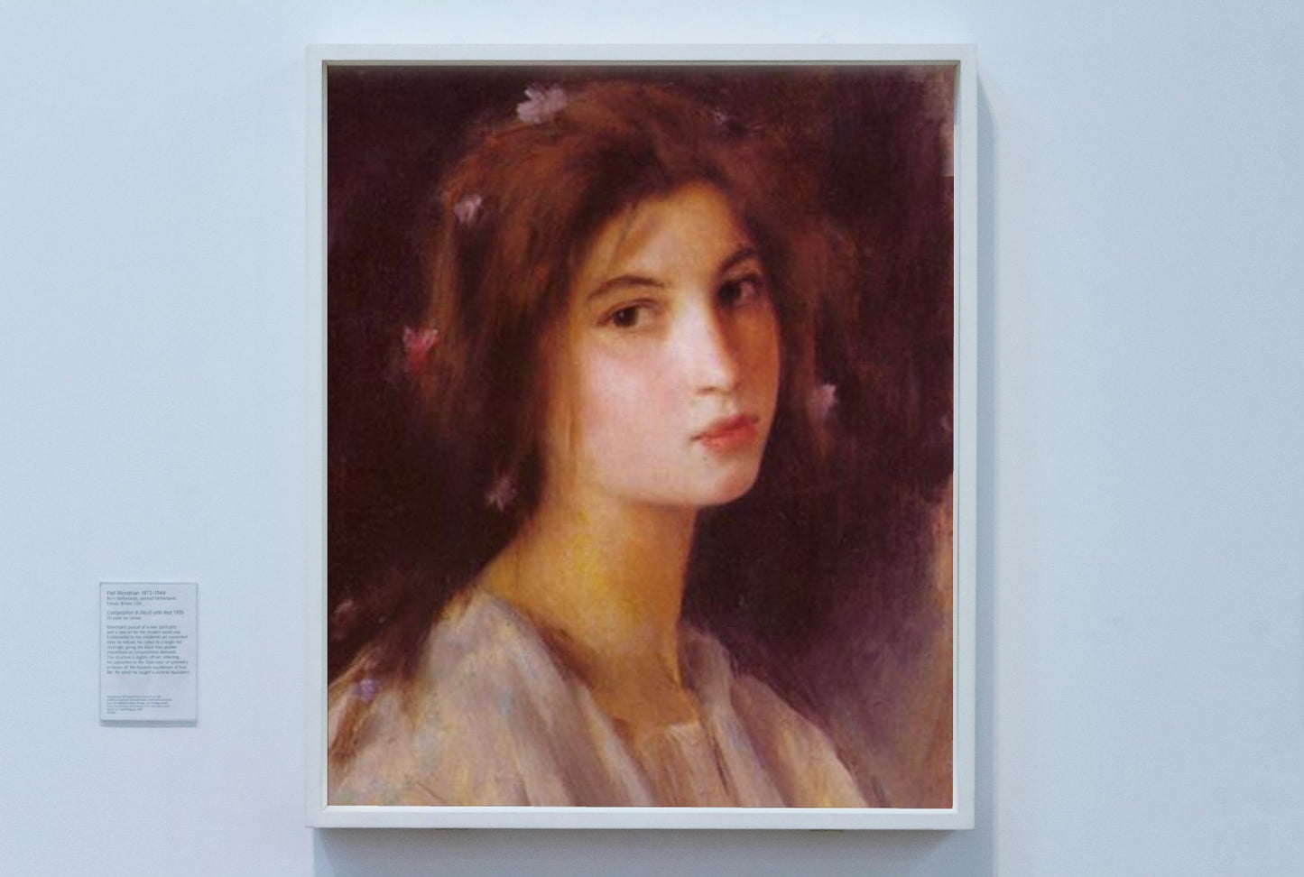 Girl by Joan Brull Art Nouveau (Modern) Art dated 1900