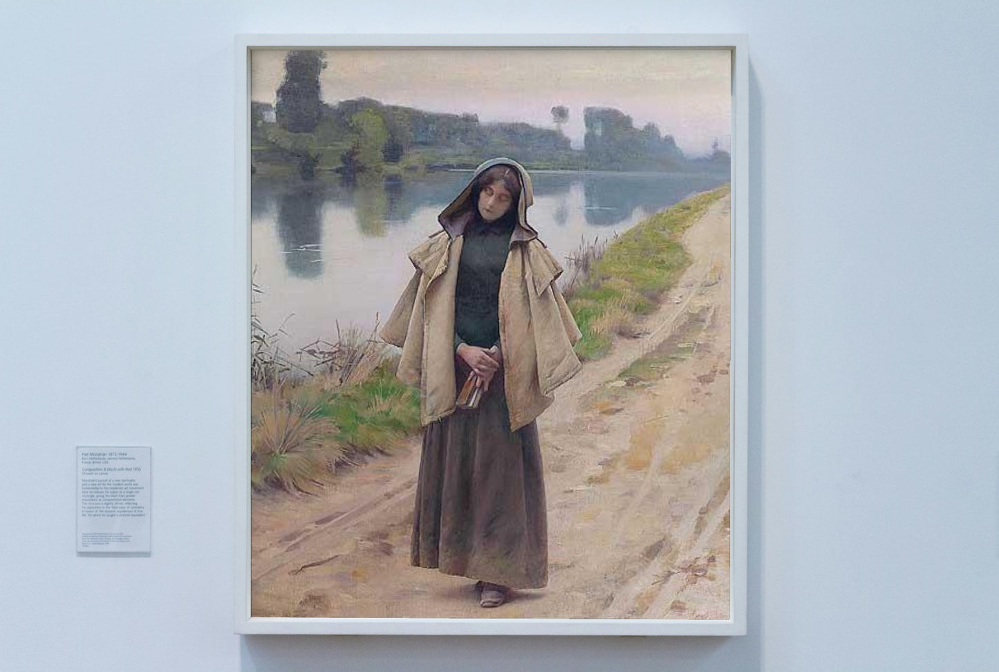 Solitude by Charles Sprague Pearce Impressionism Art dated 1889