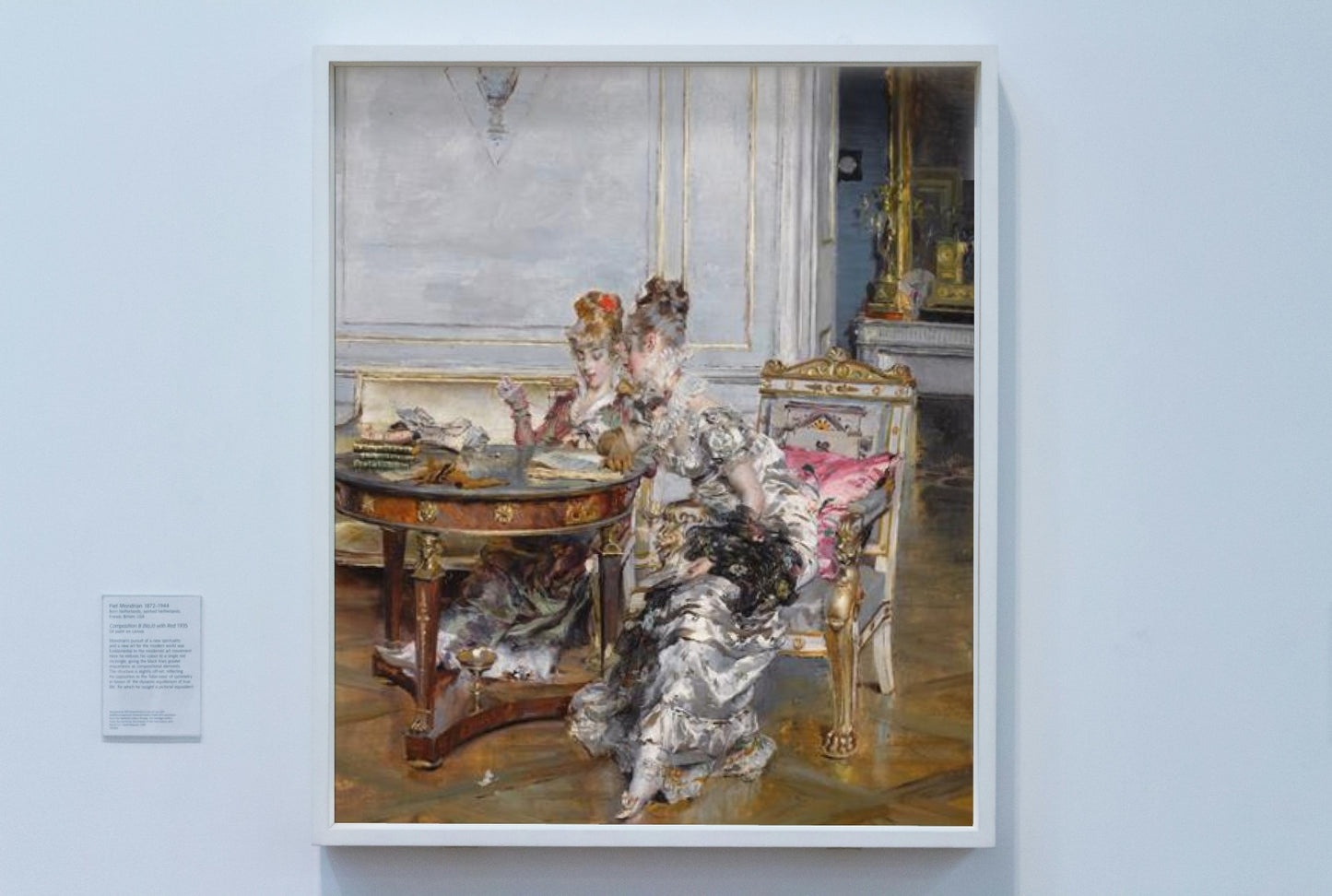 Confidences by Giovanni Boldini Realism Art dated 1875