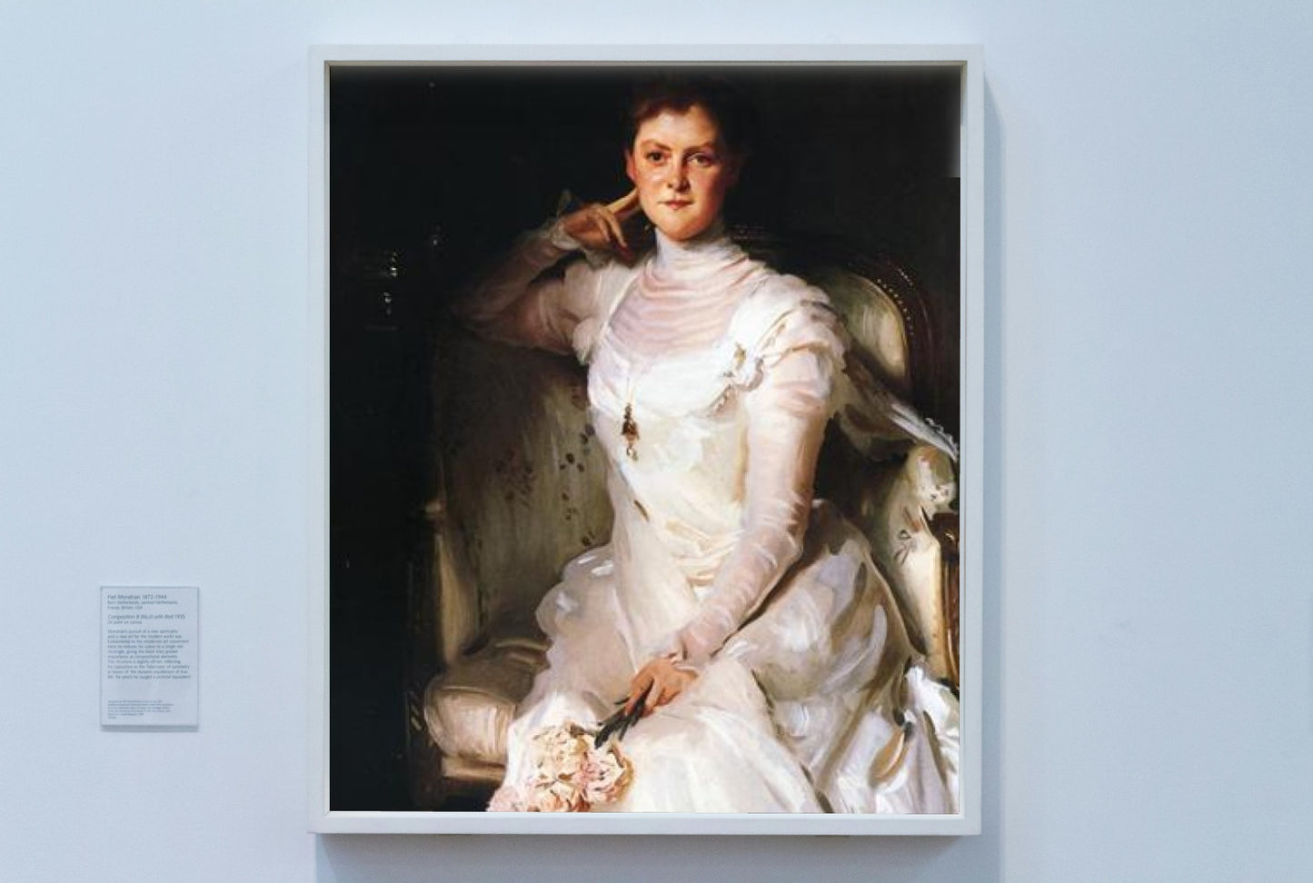 Mrs Joshua Montgomery Sears (Sarah Choate) by John Singer Sargent Realism Art dated 1899