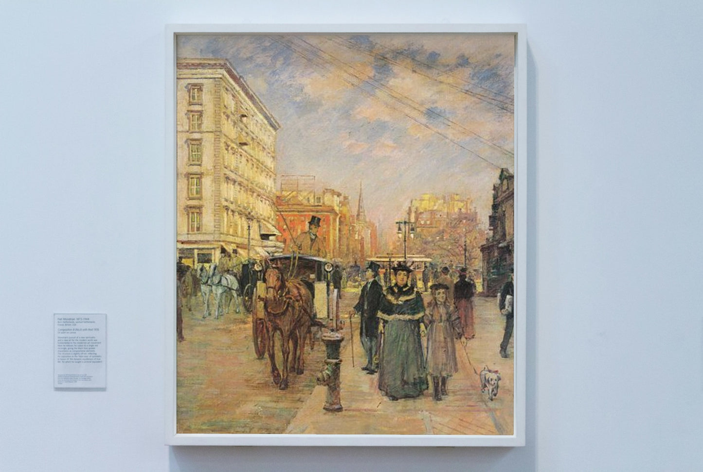 Fifth Avenue at Madison Square by Theodore Robinson Post-Impressionism Art dated 1895